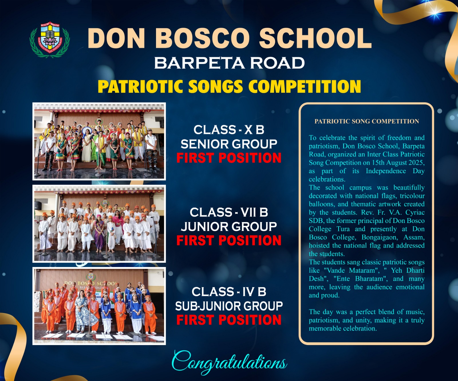 Patriotic Song Competition 